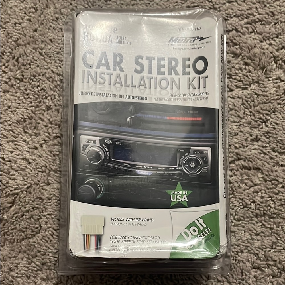 1989 and up Car Stereo Installation Kit - Black